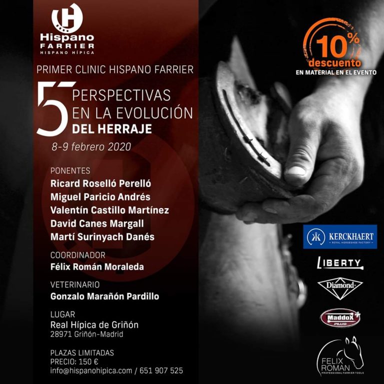 Primer Clinic Hispano Farrier para herradores